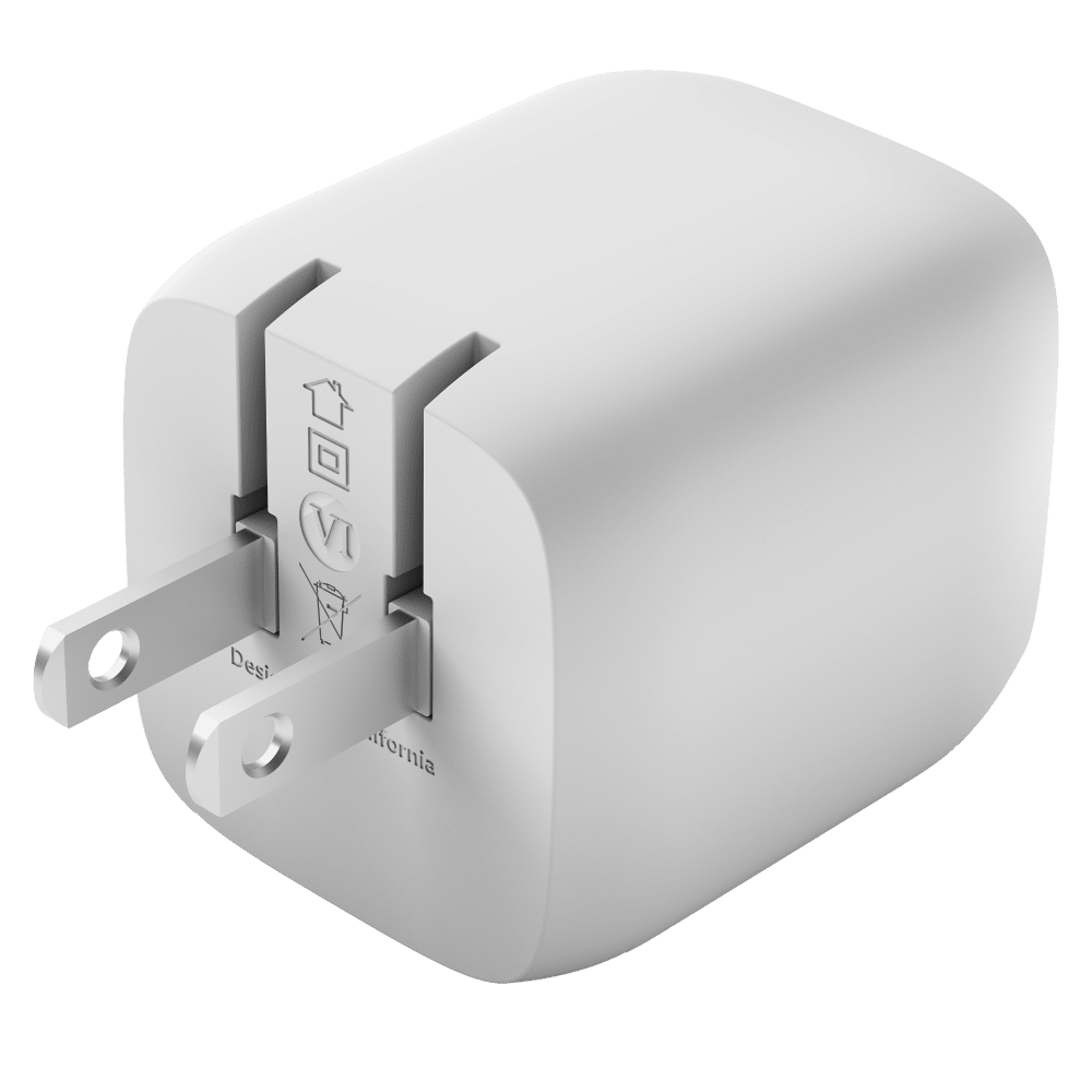 Belkin Dual Port USB C PD Wall Charger with PPS 45W by Belkin