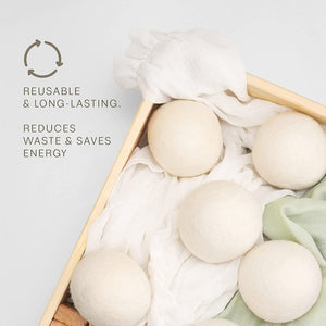 Pursonic 100% Pure New Zealand Wool Dryer Balls - Family Bundle (36 Pack)