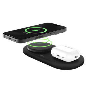 Belkin Boost Charge Pro 2 in 1 Magnetic Wireless Charging Pad with Qi2 15W by Belkin