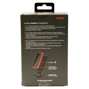 Ventev Wireless Battery Charge Stand 10W 10,000 mAh by Ventev