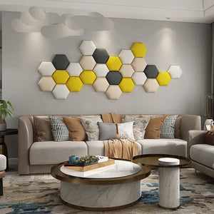 Room Loft Hexagonal Headboard