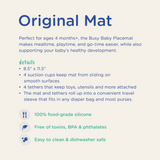 Busy Baby Mat with Toy Straps SPEARMINT