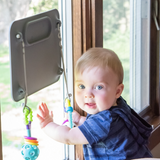 Busy Baby Mat with Toy Straps PEWTER