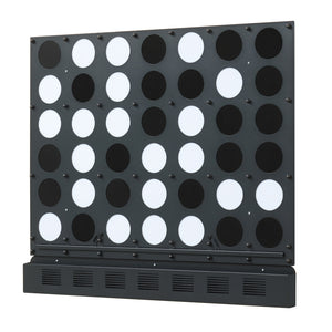 Wall-mounted Jumbo 4-in-a-Row Game with Acrylic Discs-Black