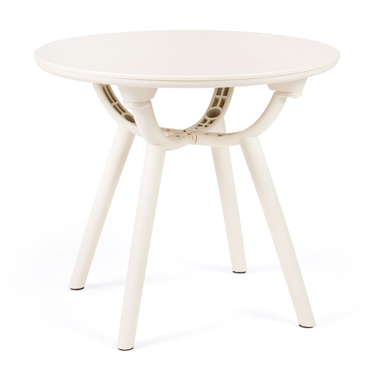 Weather-Resistant Circular Small End Table for Poolside and Balcony-1 Piece
