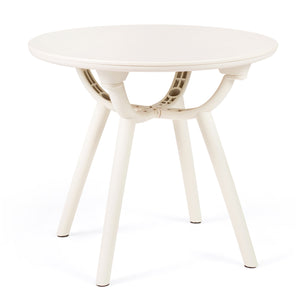 Weather-Resistant Circular Small End Table for Poolside and Balcony-1 Piece