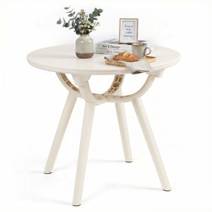 Weather-Resistant Circular Small End Table for Poolside and Balcony-1 Piece
