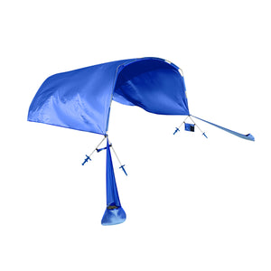 Wind Powered Beach Tent Portable Sun Shelter Canopy for Picnic-Navy