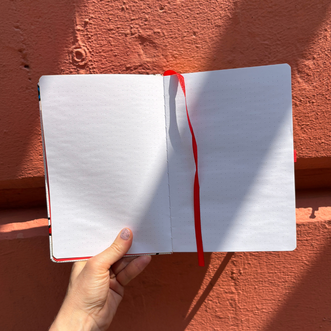 Wink Pop Art Notebook with 190 Dot Grid Pages