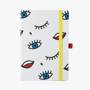Wink Pop Art Notebook with 190 Dot Grid Pages
