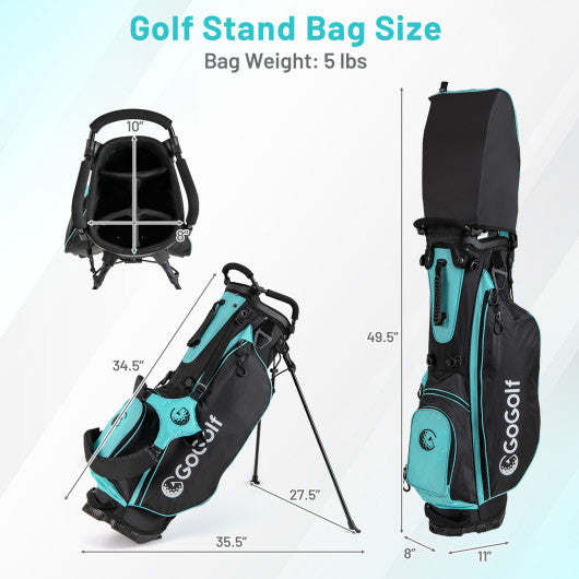 Women's Complete Golf Clubs and Bag Set Golf Stand Bag-Green