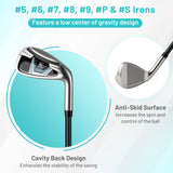 Women's Complete Golf Clubs and Bag Set Golf Stand Bag-Green