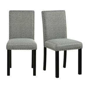 Wooden Dining Chairs Set of 2 with Bent Wood Legs