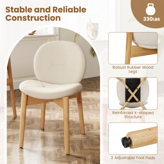 29 Inches Swivel Counter Height Barstool Set of 2 with Rattan Backrest and Footrest-Brown
