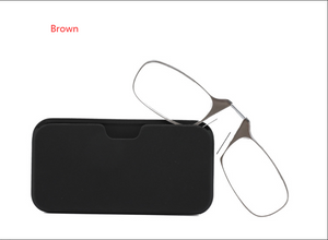 Legless Clamp Nose Reading Glasses For Both Men And Women +2.00 +2.50