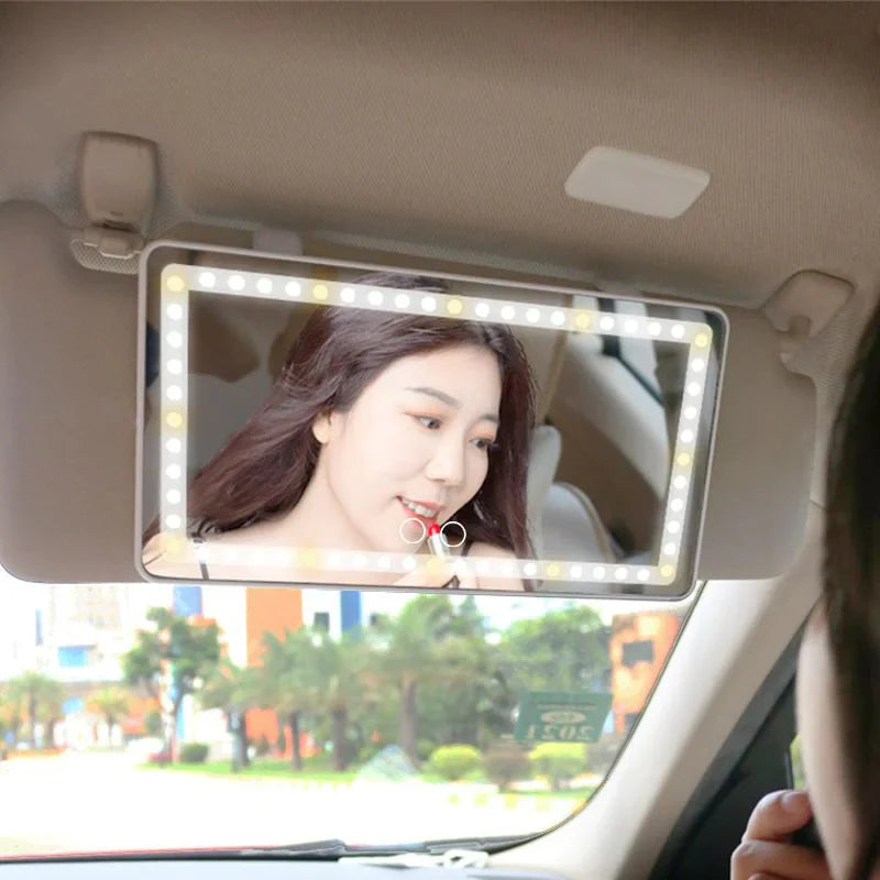 LED Car Sun Visor Mirror