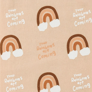 Your Rainbows Are Coming Dish Cloth Towel | Sympathy, Housewarming, or Graduation Gift