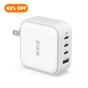 ZIKE Z310 100W GaN Charger for MacBook & Laptop | 4-Port USB-C PD Charger