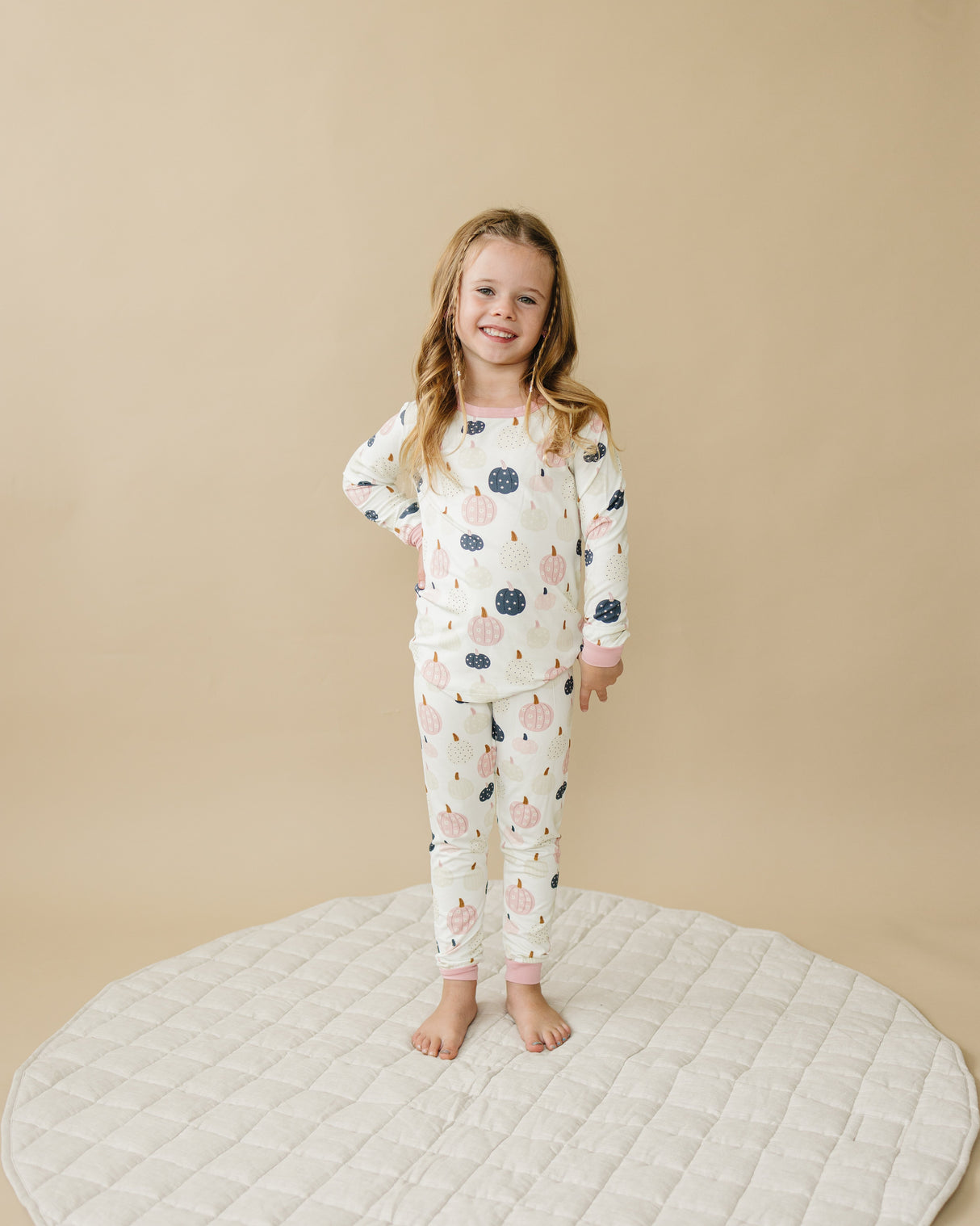 Pretty 'n Pumpkin 2pc Bamboo Pajamas