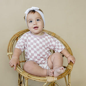 Tropical Haze Check 2pc Bamboo Lounge Set *4 & 5 left