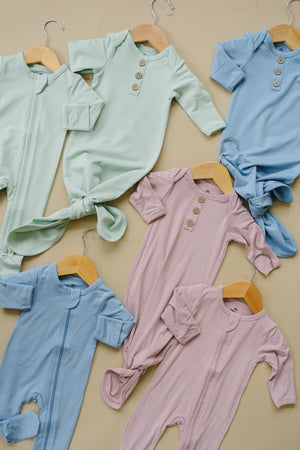 Newborn Bamboo Gown & Hat Set