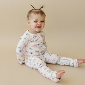Luna Moths Bamboo Zippy Pajamas