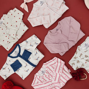 Valentines Teddy Bear 2pc Bamboo Pajamas