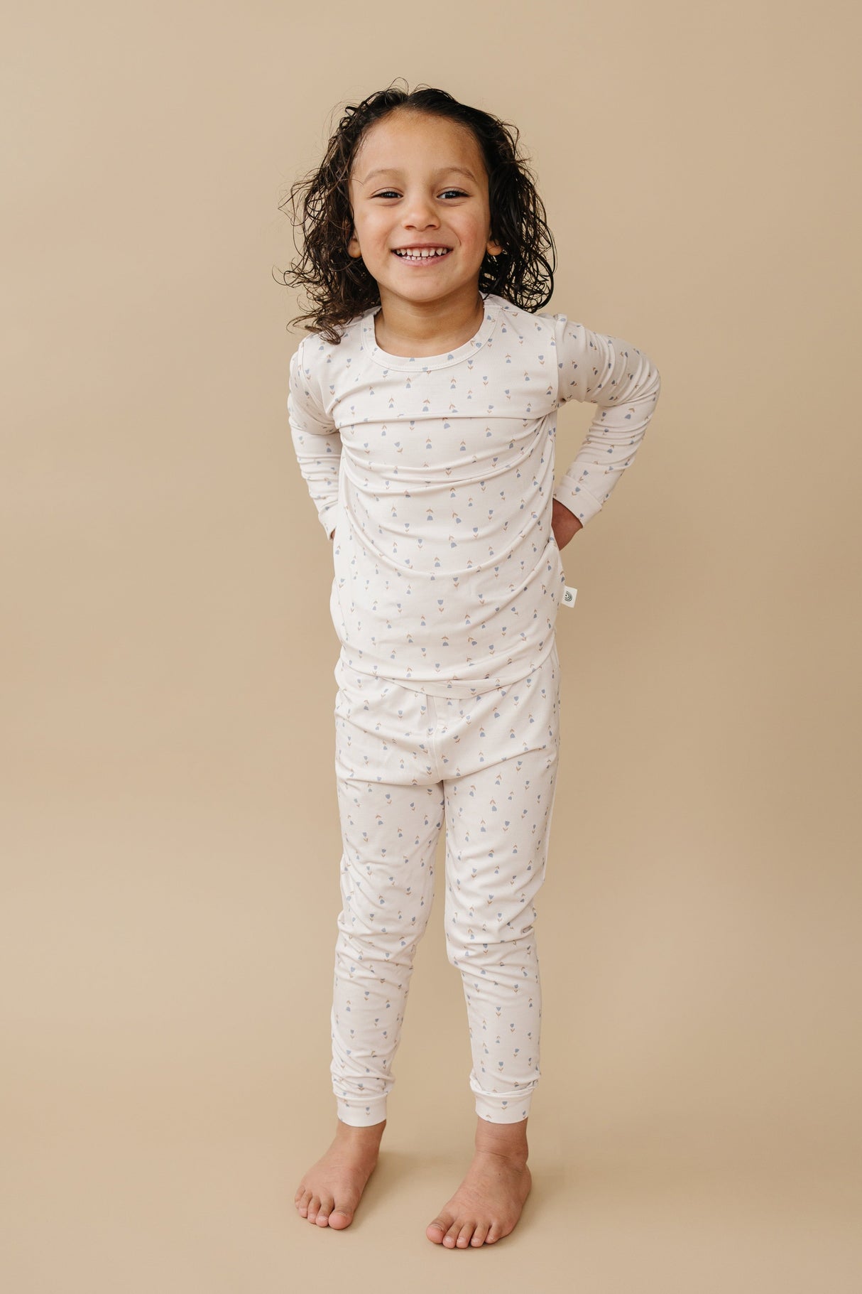 Tiny Tulips 2pc Bamboo Pajamas