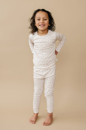 Tiny Tulips 2pc Bamboo Pajamas