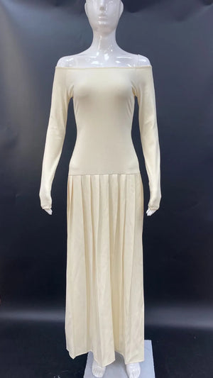 Elegant Retro Split Dress