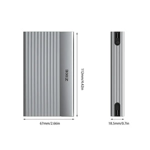ZikeDrive Z666 USB4 40Gbps NVMe M.2 SSD Enclosure
