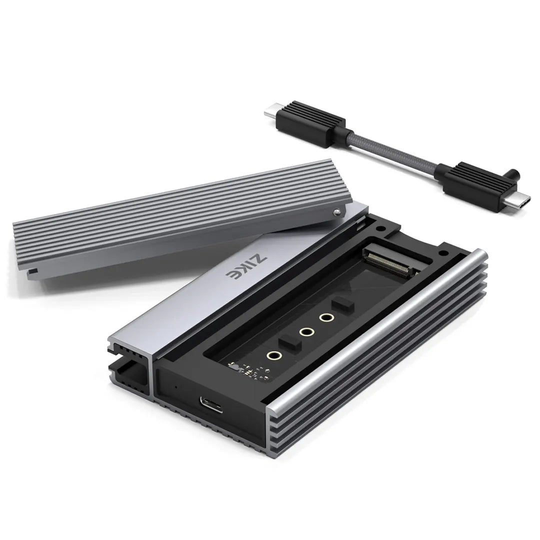 ZikeDrive Z666 USB4 40Gbps NVMe M.2 SSD Enclosure
