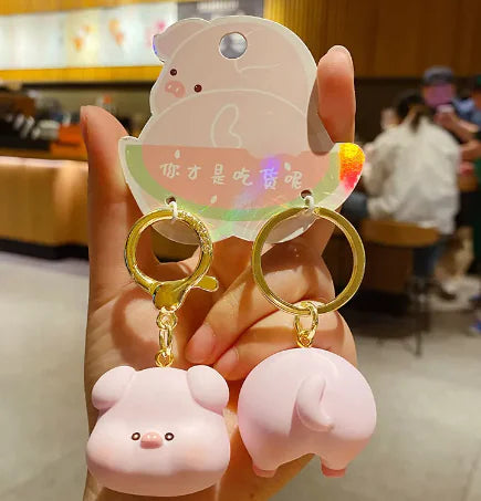 Couple A Pair Of Buckles Creative Keychain