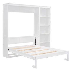 Murphy Wall Bed With Shelves by Couch.com