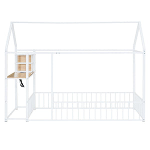 House Frame With Desk, Shelves, Power Outlets And USB Ports by Couch.com