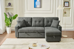 Sectional Sofa Bed, L Shaped Couch With USB Port by Couch.com