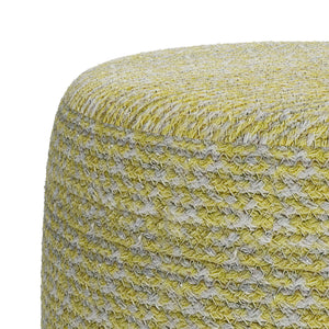 Bayley - Versatile Round Braided Pouf by Couch.com