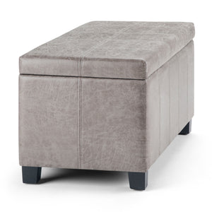 Dover - Upholstered Storage Ottoman Bench by Couch.com