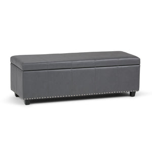 Kingsley - Upholstered Large Storage Ottoman by Couch.com