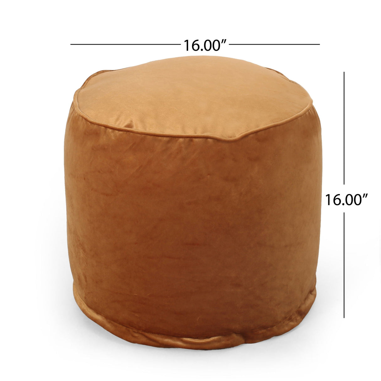 Shimon - Cylinder Pouf Ottoman And Floor Cushion by Couch.com