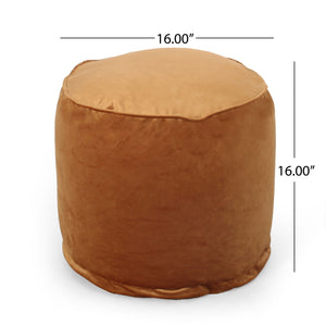 Shimon - Cylinder Pouf Ottoman And Floor Cushion by Couch.com