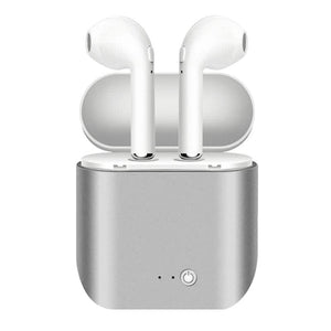 Metallic Wireless Earbuds & Charging Case Set