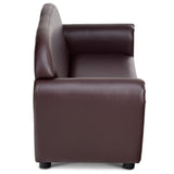 Kids Sofa Armrest Chair with Storage Function-Brown