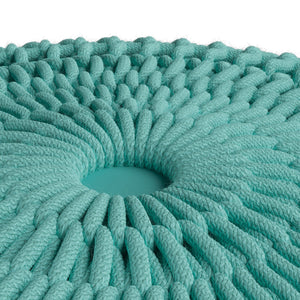Sonata - Handcrafted Round Knitted Outdoor / Indoor Pouf by Couch.com