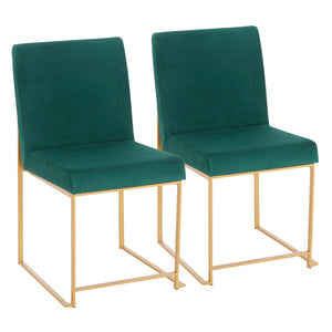 Fuji - Contemporary Stylish Frame, High Back Dining Chair (Set of 2) by Couch.com
