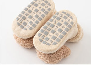 Baby Socks Terry Plus Velvet Thickened Middle Tube Non-slip