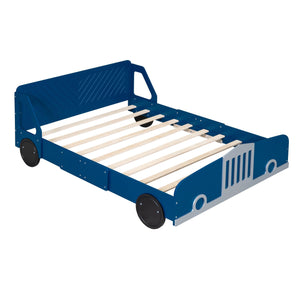 Car Shaped Platform Bed With Wheels by Couch.com