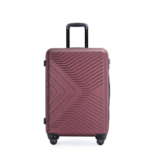 3 Piece Luggage Sets Lightweight Suitcase With Two Hooks, Spinner Wheels, Tsa Lock, Durable Hard Shell by Couch.com