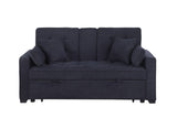 Cody II - 69.5"W Woven Fabric Convertible Sleeper Loveseat with Cup Holder by Couch.com