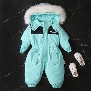 Fashion Winter New Children's Jumpsuit